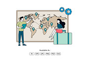 Global Market Analysis Team, a Person Illustration by Partikusi Design (Thumbnail 2 of 3)
