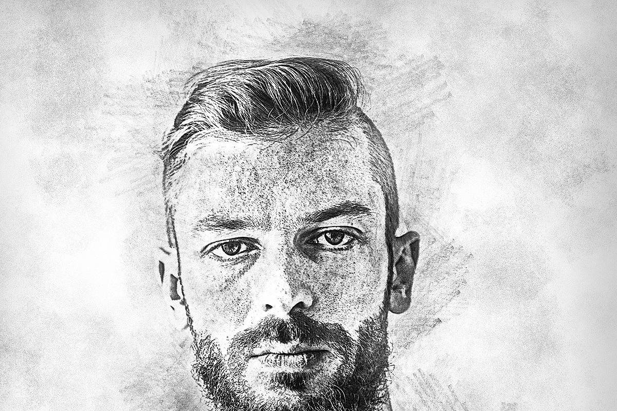 Chalk Sketch Photoshop Action, an Action Add-On by UnicDesign (Photo 10 of 12)