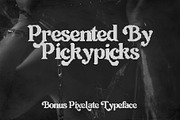 Meraki – Retro Serif Display Font, a Serif Font by PickyPicks (Thumbnail 9 of 12)
