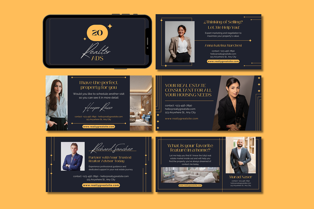 60 Realtor Facebook Ads Templates, a Templates & Theme by TemplateCastleStore (Photo 2 of 9)