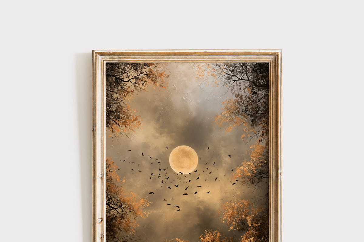 Autumn & Halloween Wall Art Prints, a Background Graphic by Lana Elanor (Photo 11 of 13)