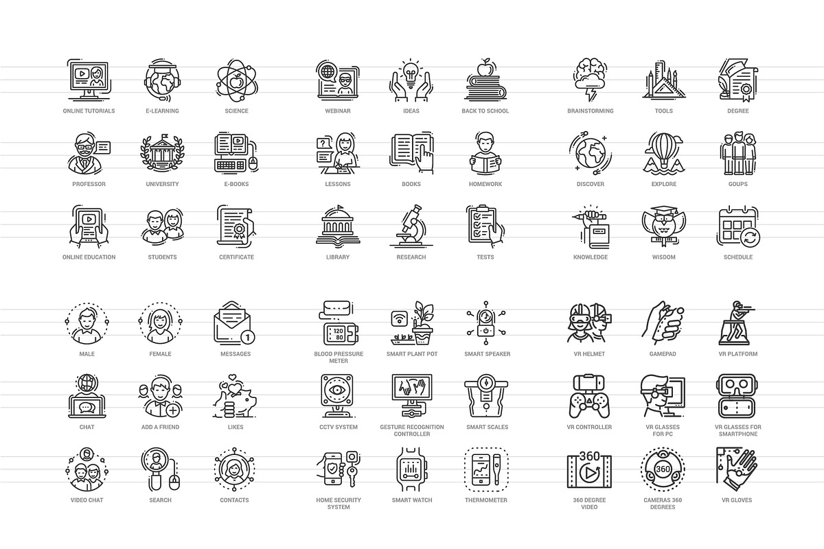 Modern Technology Icons Collection, an Outline Icon by Boyko Pictures (Photo 9 of 11)