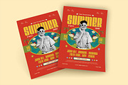 Retro Summer Music Festival Flyer, a Flyer Template by megarez (Thumbnail 2 of 3)