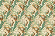 Art Nouveau Seamless Pattern Set, a Pattern Graphic by Designs by Helen Trupak (Thumbnail 5 of 8)