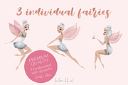 Winter Fairies Mini Collection, an Illustration by Fantom Fifi Art (Thumbnail 2 of 6)
