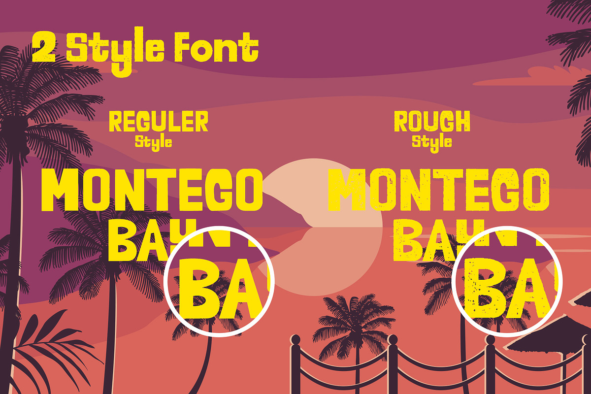 Montego Bay Stunning Display Font, a Symbol Font by Dawnside Graphic (Photo 3 of 12)