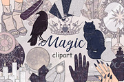 Magic Clipart, an Object Illustration by GlamArtZhanna (Thumbnail 1 of 3)