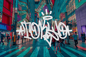 Graffiti Inspired Fonts Urban Tags