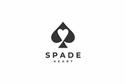 Spade Heart Logo Template, a Branding & Logo Template by yopie (Thumbnail 3 of 3)
