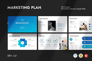 Marketing Plan Presentation, a Presentation Template by slidestock55