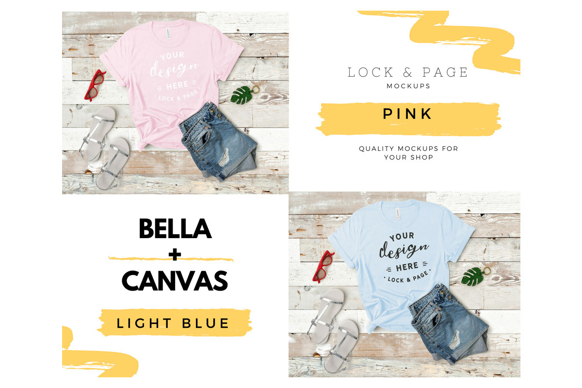 Bella Canvas 3001 Mega Bundle Mockup, a Shirt Mockup by lock and page (Photo 37 of 84)