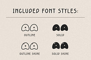 Retro Bubble Display Font-Gummy Soda, a Handwritten Font by ZoloDesignHub (Thumbnail 3 of 8)