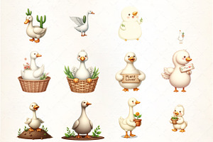 Plant Goose PNG, Funny Plant Lover P, an Illustration by CrexoraLab