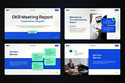 OKR Meeting Report Google Slides, a Presentation Template by SquidPixey (Thumbnail 2 of 7)