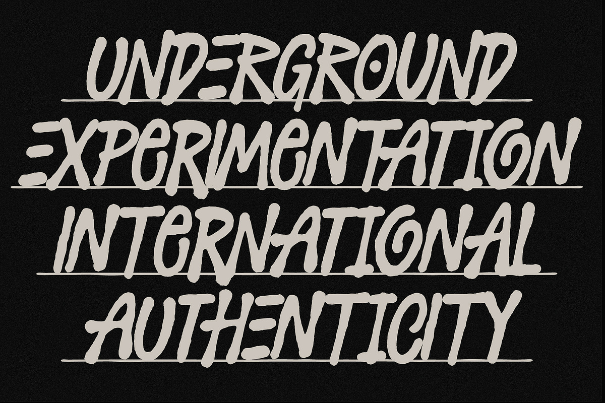 Bodark – Hand Drawn Tagging Font, a Handwritten Font by The Native Saint Club (Photo 7 of 16)