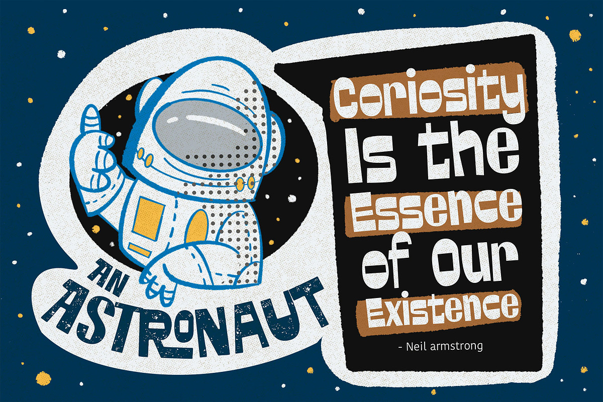 Krenzy Crispy - Crunchy Display Font, a Sans Serif Font by Arterfak Project (Photo 10 of 12)