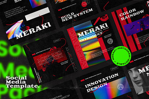 MERAKI - Social Media Brand Pack