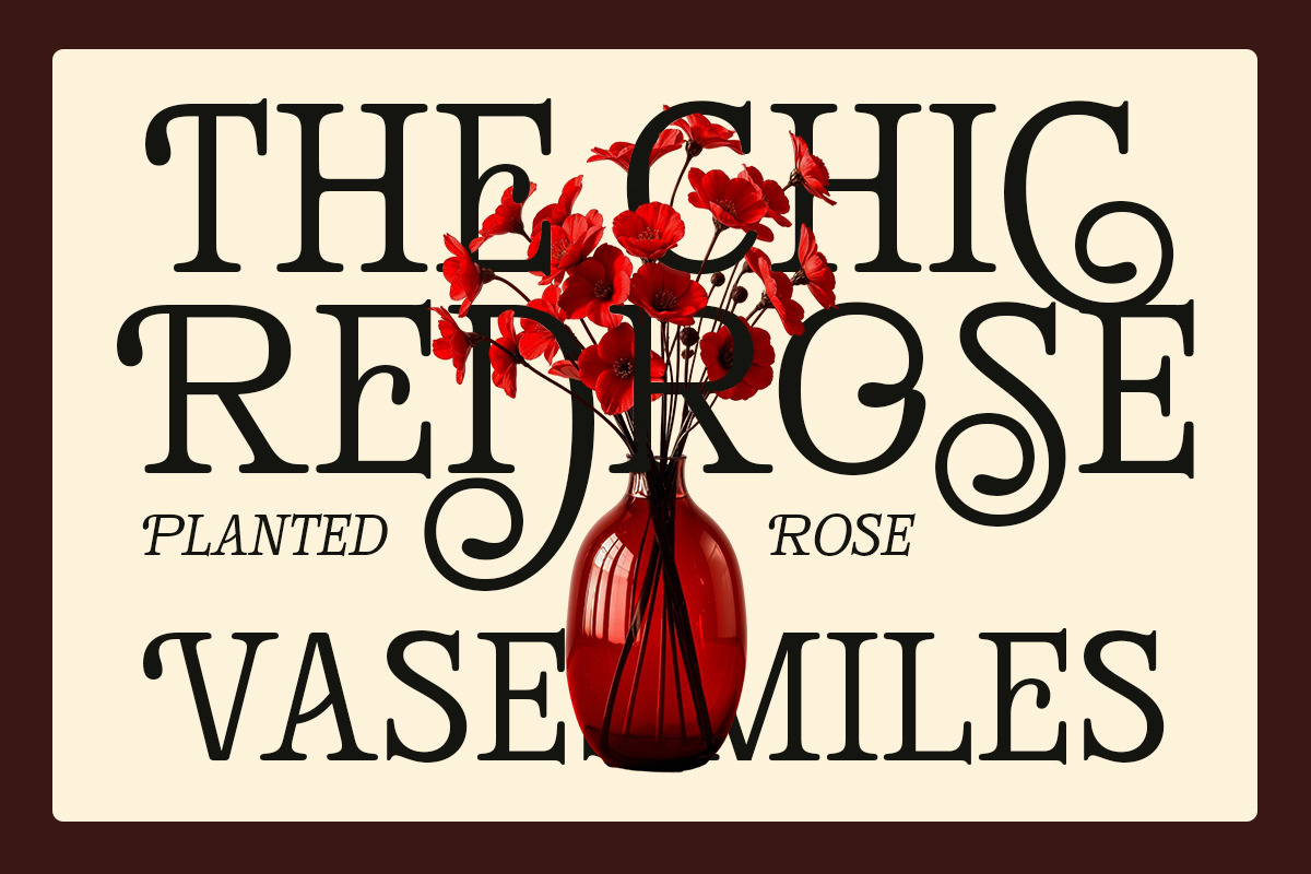 Broadest - Swash Decorative Serif, a Serif Font by Shakira Studio (Photo 4 of 10)