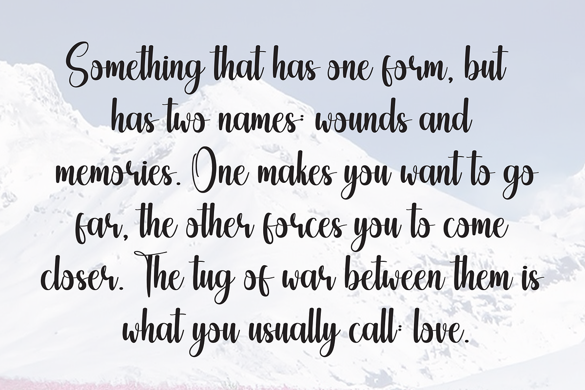 Mother | Script Font, a Handwritten Font by Scratchones (Photo 6 of 9)