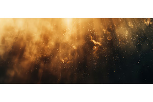 Golden nebula cloud with glowing, an Abstract Photo by piter.goskov