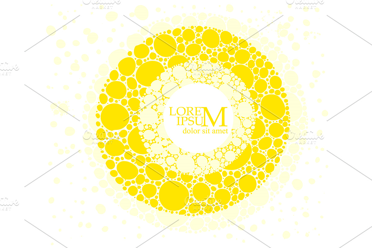 Object round abstraction from, a Texture Illustration by Nenahliadava Design