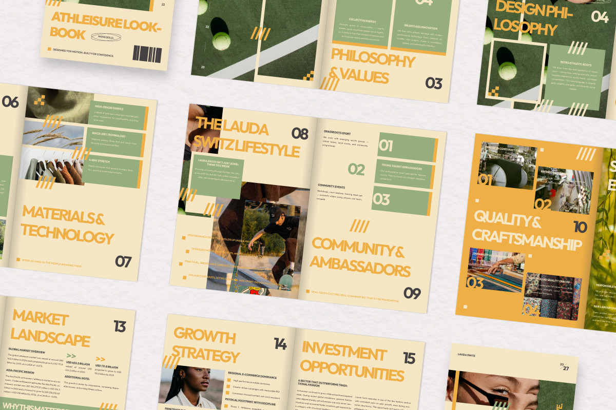 Lauda – Athleisure Lookbook Brochure, a Brochure Template by productype1 (Photo 5 of 6)