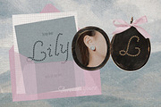 Shiny Affair Romantic Dots Font, a Script Font by AnMark (Thumbnail 7 of 11)