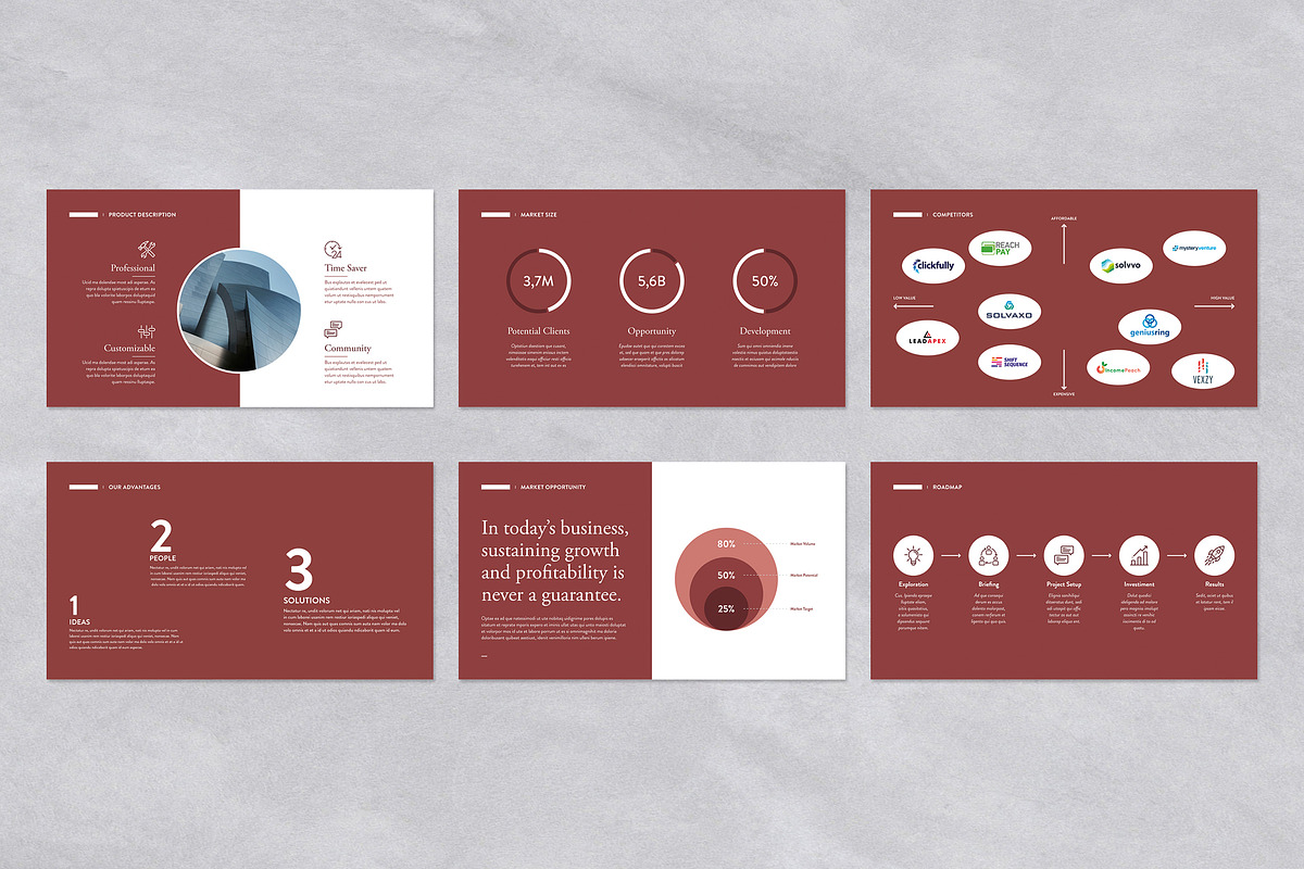 Pitch Deck Powerpoint Presentation, a Presentation Template by Andre28 (Photo 5 of 10)