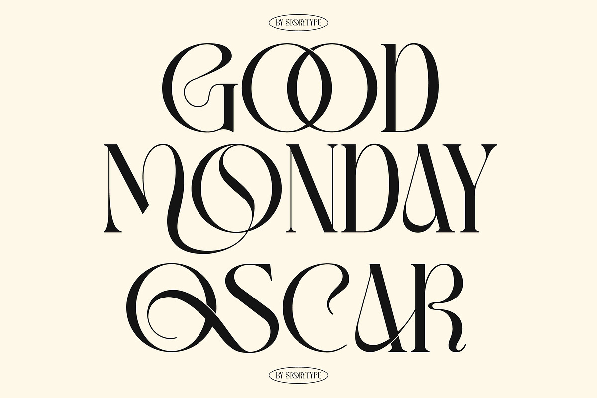 Glamora Stylish Display Font, a Serif Font by Storytype Studio (Photo 7 of 15)