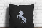 Silver Glitter Unicorns, a Graphic by ConfettiBears (Thumbnail 3 of 5)