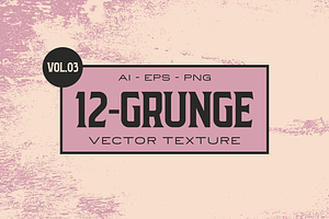 Grunge Vector Texture Pack 03