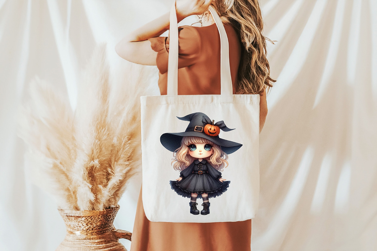 Whimsical Halloween Dolls Clipart, an Illustration by Pixels.Craft (Photo 6 of 7)