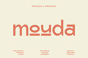Mouda Elegant Sans Font, a Sans Serif Font by Artiveko (Thumbnail 1 of 8)
