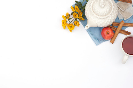 Fall Autumn Cozy Feminine Flat Lay