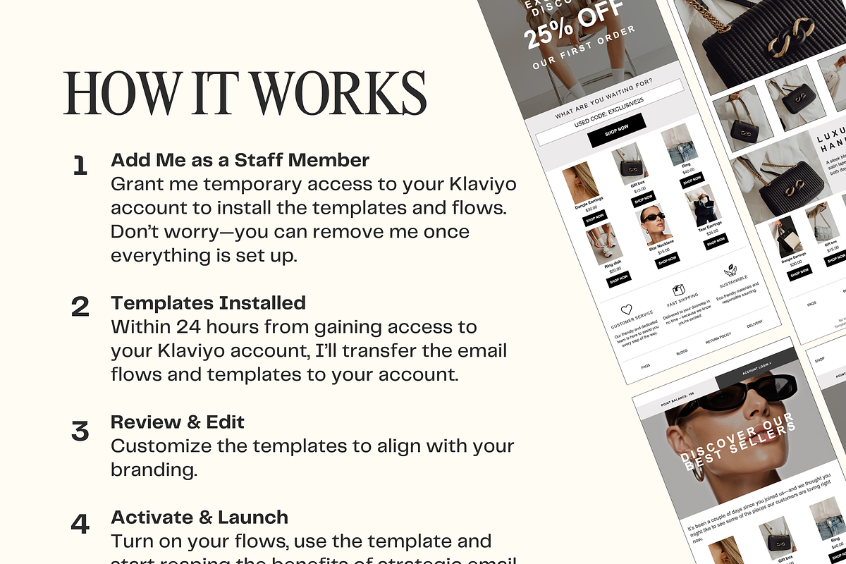 Klaviyo Newsletter Template Flows, an Email Template by Template Twist Shop (Photo 9 of 11)