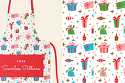 Vintage Style Holiday Kit, an Illustration by Kelly Carnes Design (Thumbnail 2 of 8)