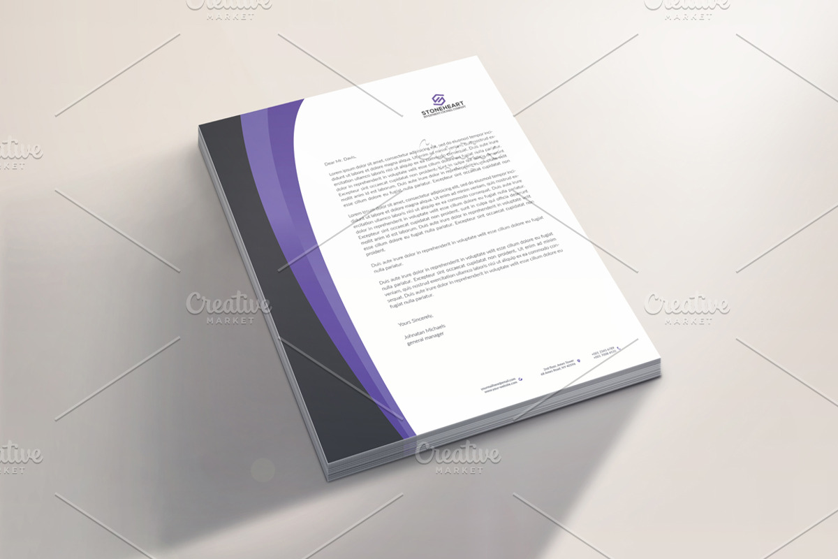 Letterhead, a Stationery Template by BettyDesign (Photo 3 of 7)