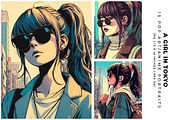 A Girl in Tokyo, a Person Illustration by Digital Art Creations (Thumbnail 1 of 8)