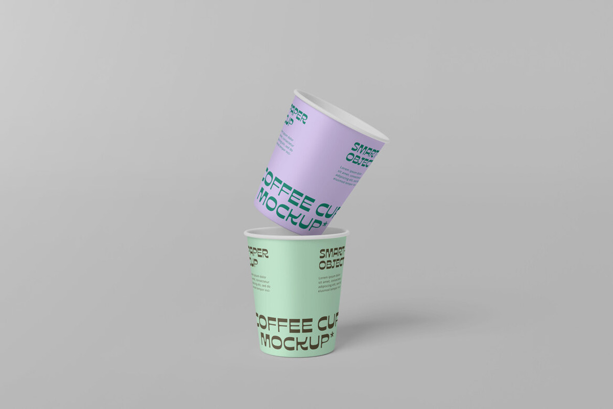 Bundle - Coffee Cup Mockups, a Cups & Container Mockup by MA-KING_ART (Photo 3 of 14)
