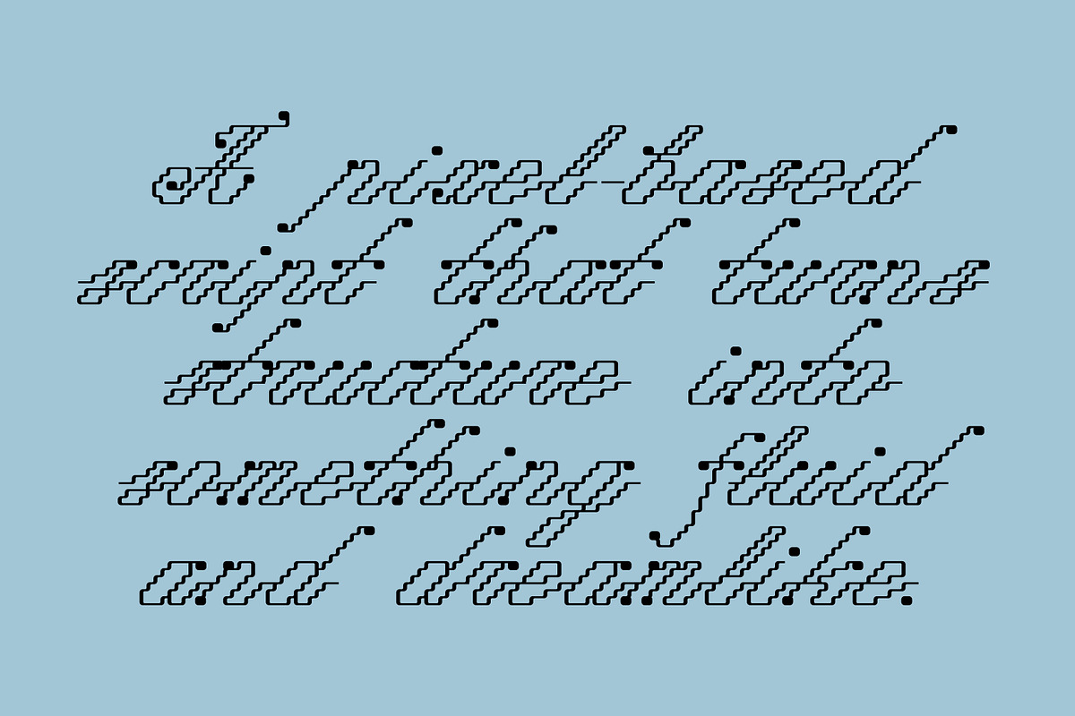 Lucid Drift Pixel Surreal Script, a Script Font by Struvictory.art (Photo 2 of 9)