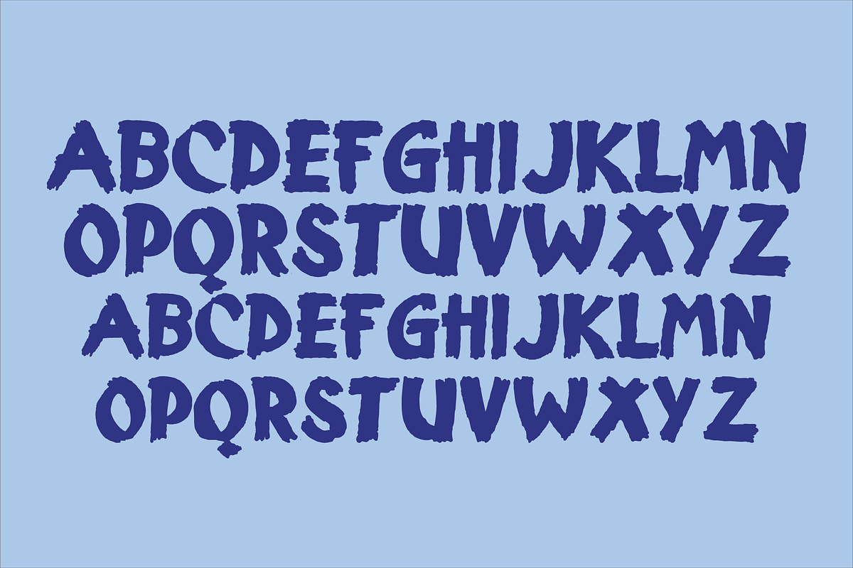 Display Grungy Font, a Sans Serif Font by GG Design (Photo 3 of 8)