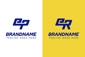 Letters EP ER Dynamic Logo, a Branding & Logo Template by Pray Art Design Studio