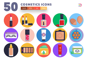 50 Cosmetics Icons