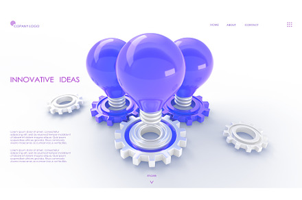 Innovative idea development, a Light 3D Model by Marozhkastudio