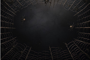 Ghostly Cobweb Mockup Background