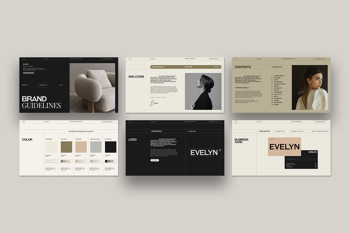 Brand Guidelines Template, a Presentation Template by slidestock55 (Photo 6 of 12)