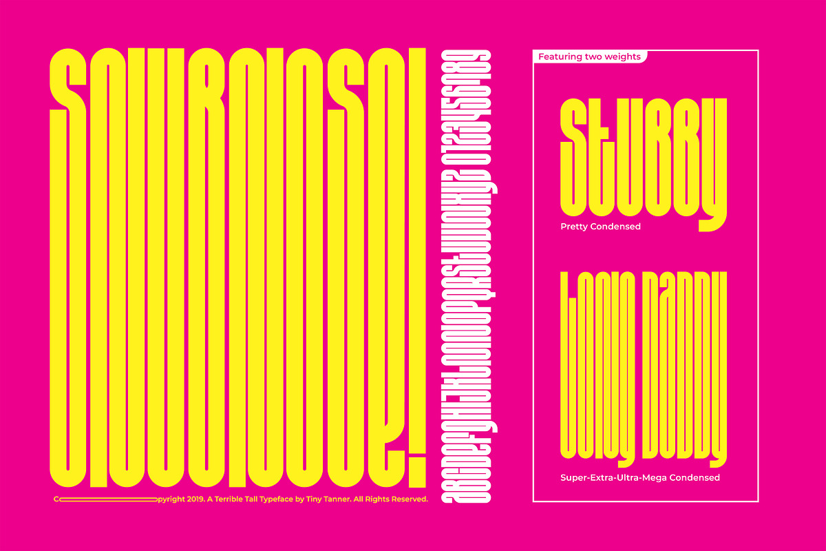 Snubnose! Display Typeface, a Font by tanner puzio. (Photo 2 of 6)