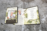 Green Leaves Funeral Program, a Brochure Template by Final Tribute (Thumbnail 5 of 5)