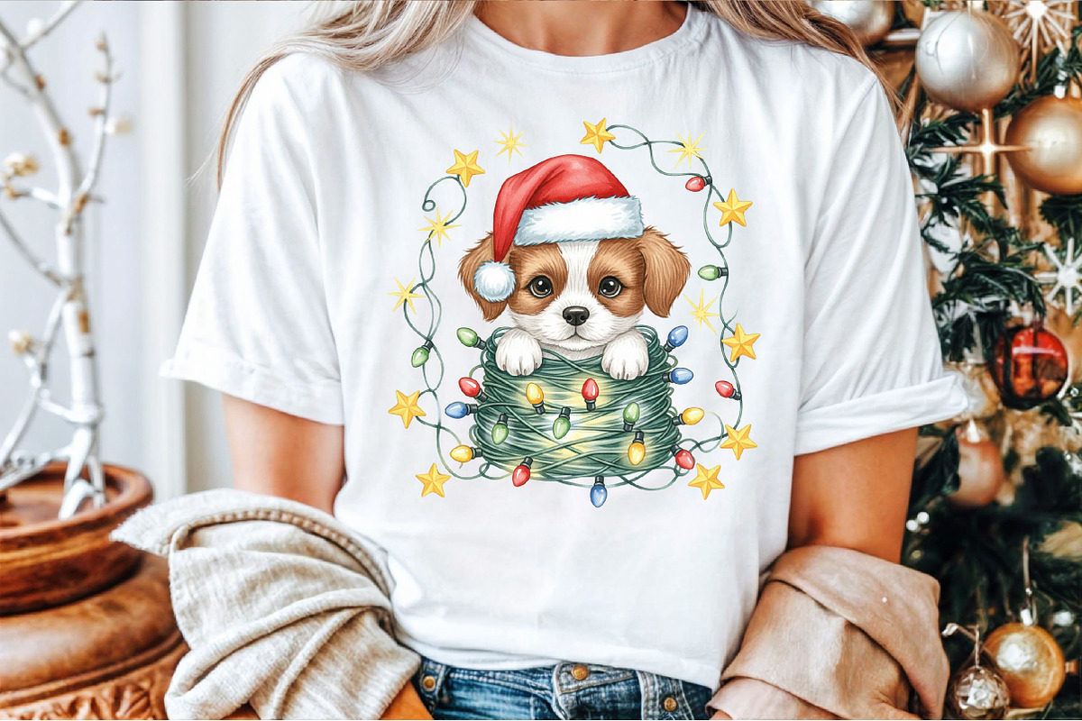 Christmas Dog PNG Clipart, an Illustration by Sublimation Artist (Photo 7 of 9)
