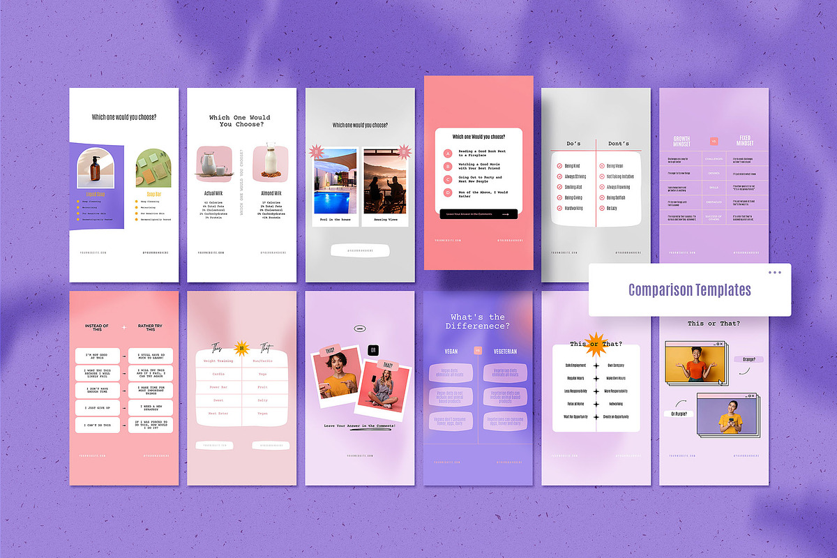 Energetic Instagram Templates CANVA, a Social Media Template by AndrewPixel (Photo 13 of 27)